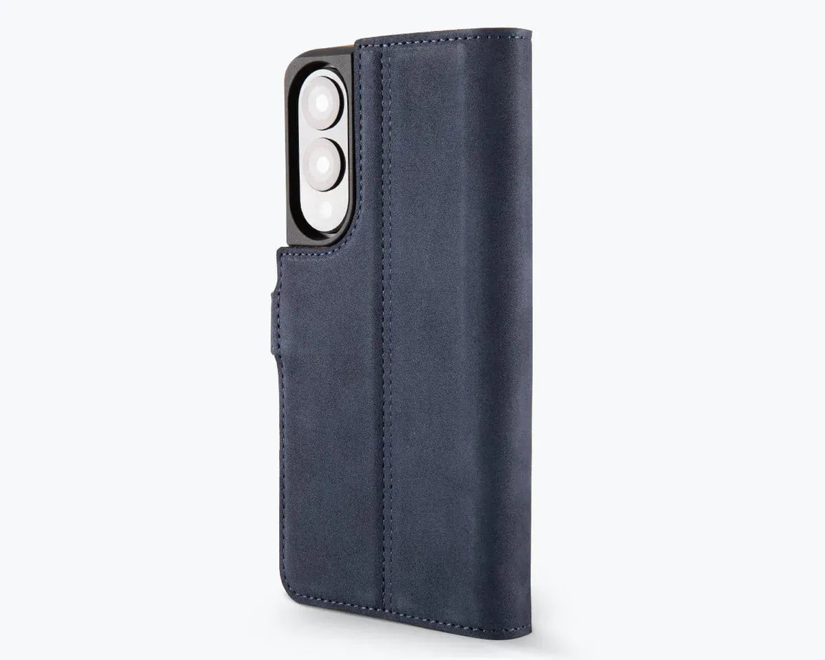 Snakehive Vintage Wallet Samsung Galaxy S25 Edge - Vintage Leather Wallet Phone Case Vintage Leather Wallet Case for Samsung Galaxy S25 Edge