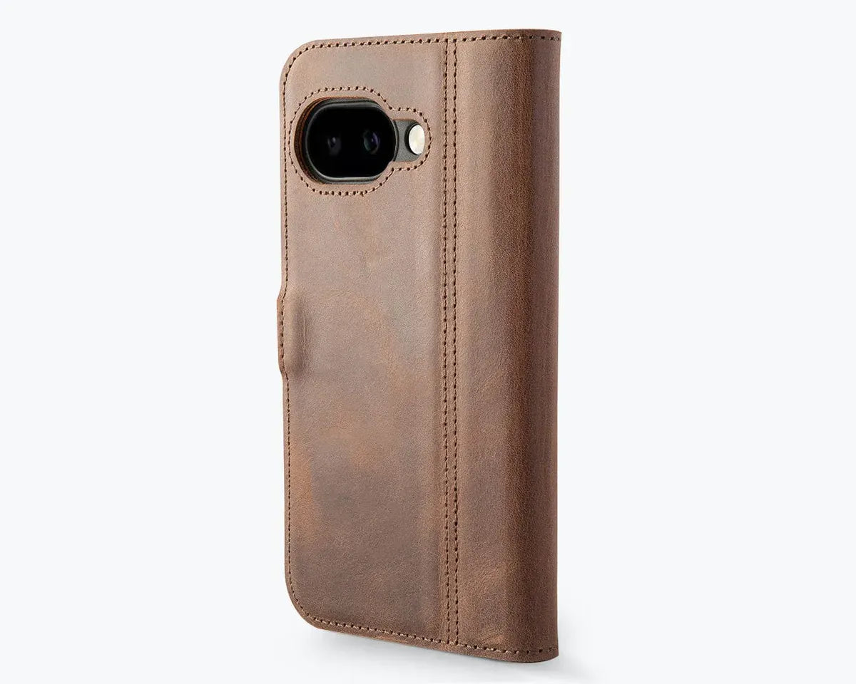 Snakehive Vintage Wallet Google Pixel 9A - Vintage Leather Wallet Phone Case Vintage Leather Wallet Case for Google Pixel 9A