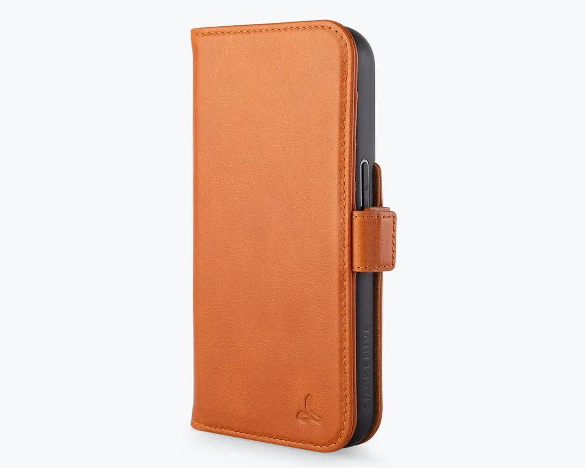 Snakehive UK Metro Wallet Apple iPhone 14 Pro - Metro Leather Wallet Phone Case Metro Leather Wallet Phone Case for Apple iPhone 14 Pro