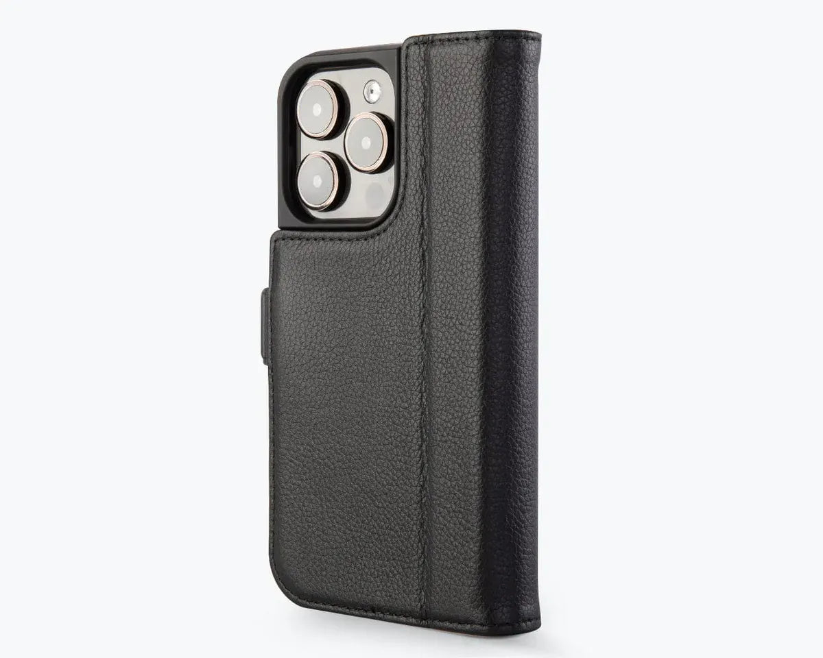 Snakehive UK Metro Wallet Apple iPhone 14 Pro - Metro Leather Wallet Phone Case Metro Leather Wallet Phone Case for Apple iPhone 14 Pro