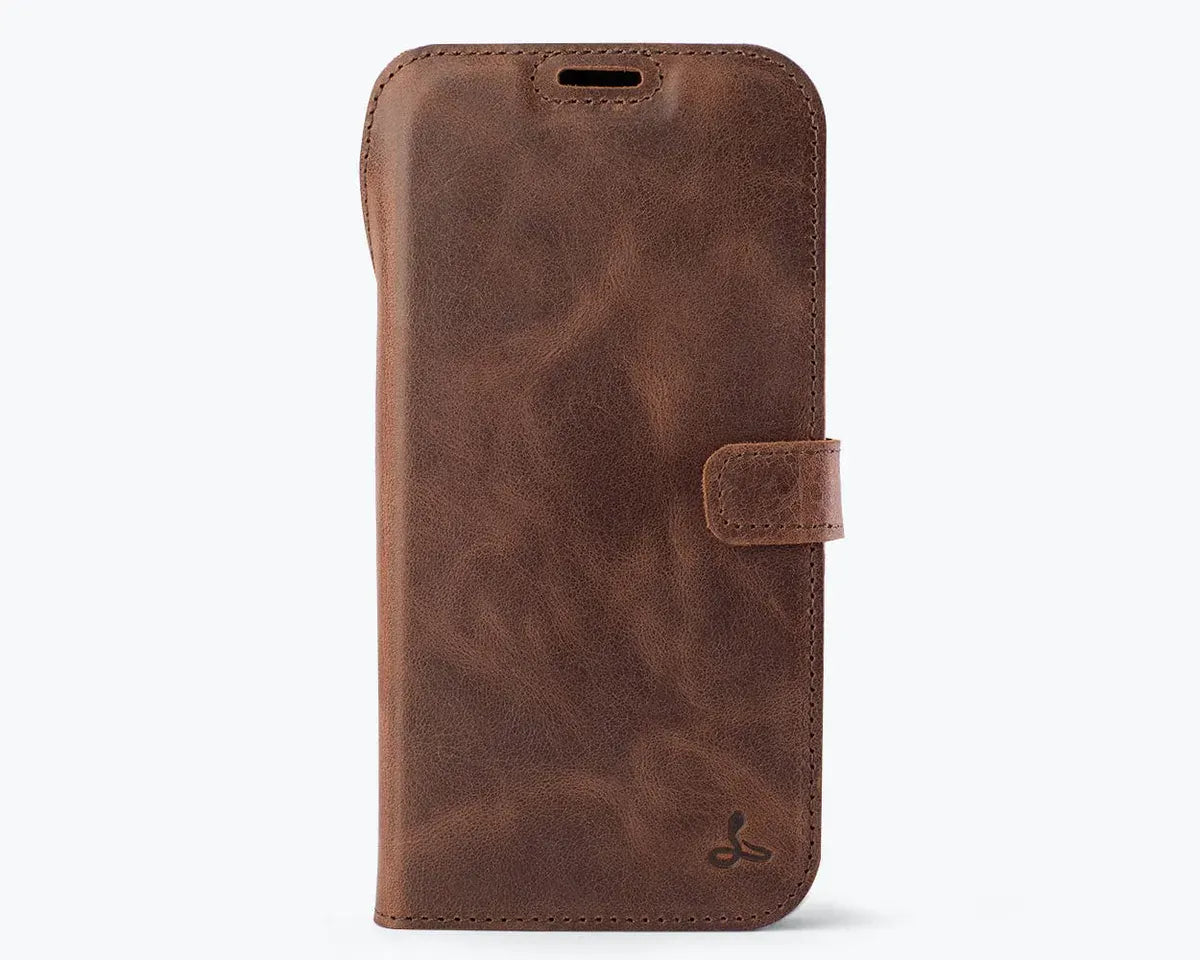 Snakehive Vintage Wallet Apple iPhone 17 Pro Max - Vintage Leather Wallet Phone Case Vintage Leather Wallet Case for Apple iPhone 17 Pro Max