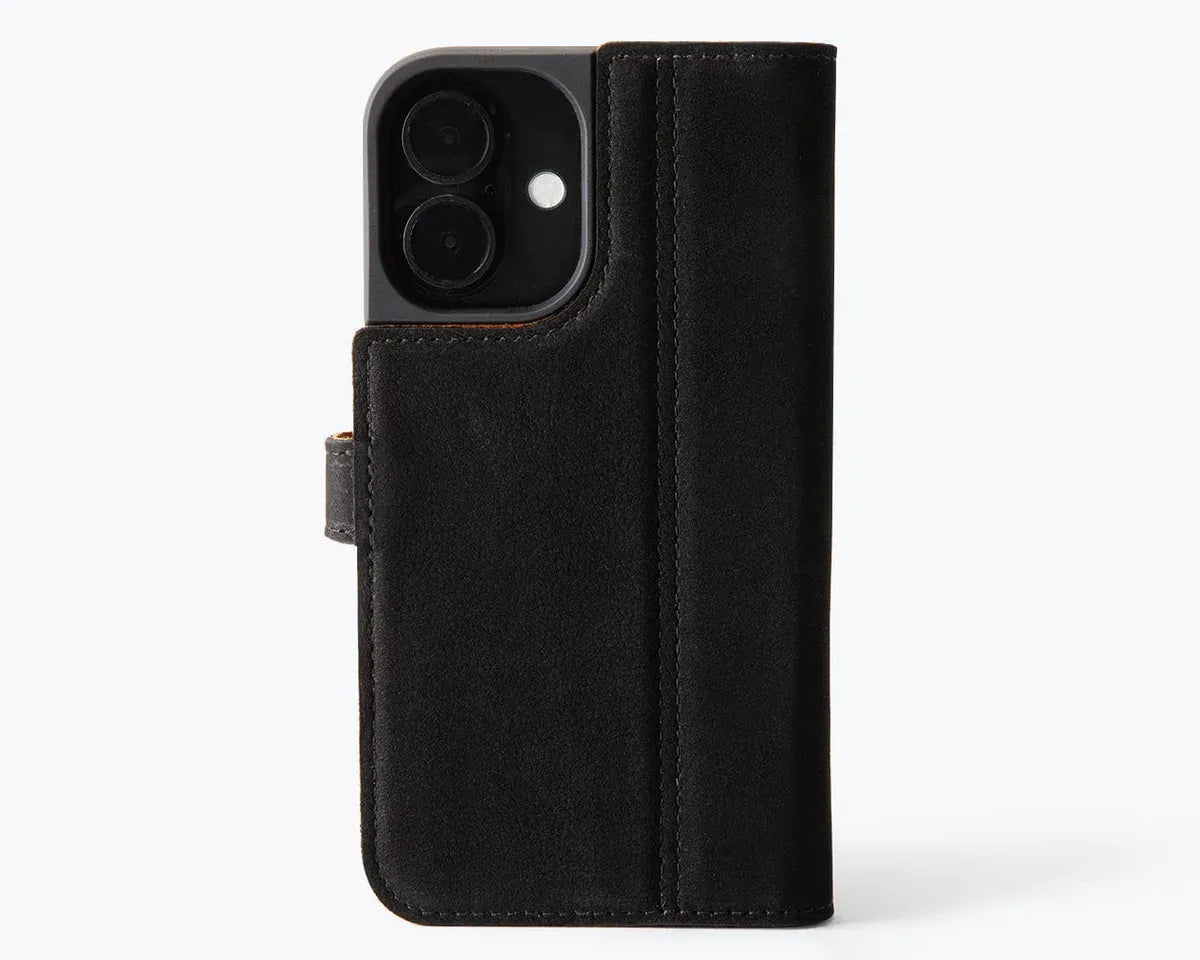 Snakehive Vintage Wallet Apple iPhone 16 - Vintage Leather Wallet Phone Case Vintage Leather Wallet Case for Apple iPhone 16