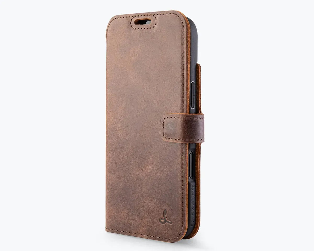Snakehive Vintage Wallet Apple iPhone Air - Vintage Leather Wallet Phone Case Vintage Leather Wallet Case for Apple iPhone Air