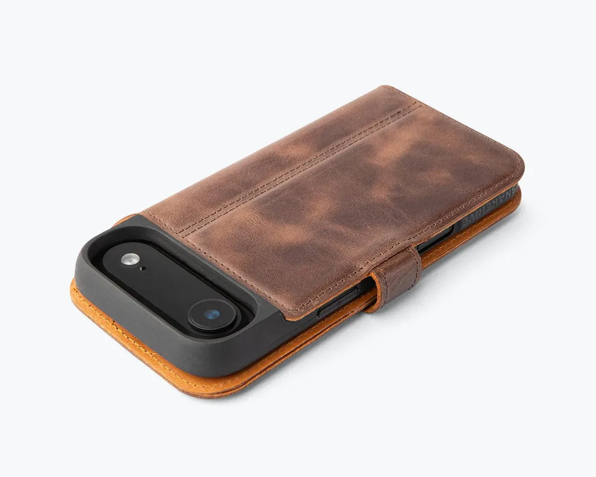 Snakehive Vintage Wallet Apple iPhone Air - Vintage Leather Wallet Phone Case Vintage Leather Wallet Case for Apple iPhone Air