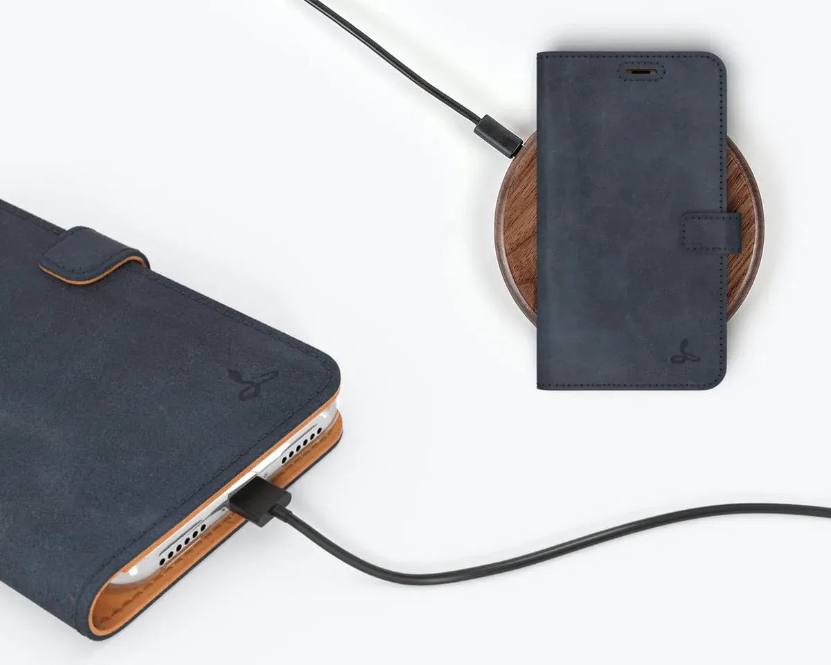 Snakehive UK Vintage Wallet Apple iPhone XS Max - Vintage Leather Wallet Phone Case Vintage Leather Wallet Case for Apple iPhone XS Max