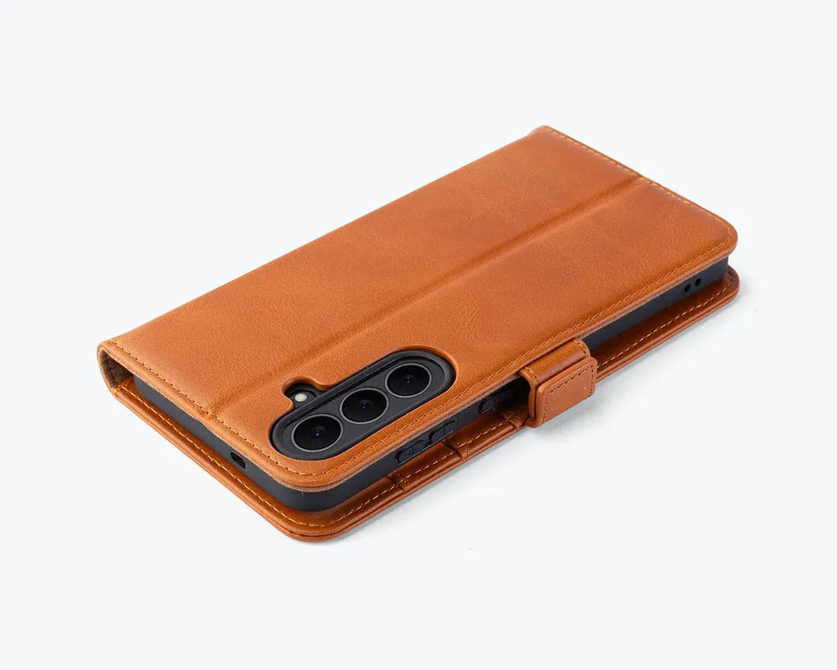Snakehive Metro Wallet Samsung Galaxy S25 FE - Metro Leather Wallet Phone Case Metro Leather Wallet Phone Case for Samsung Galaxy S25 FE