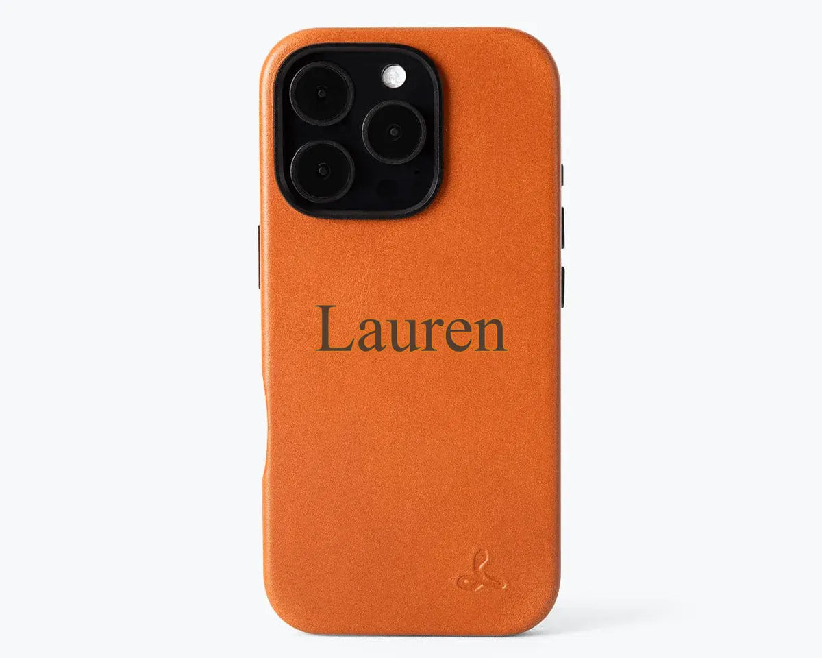 Snakehive Metro Bumper Case Personalised Slim Leather iPhone Case Personalised iPhone Case | Slim Leather Phone Case