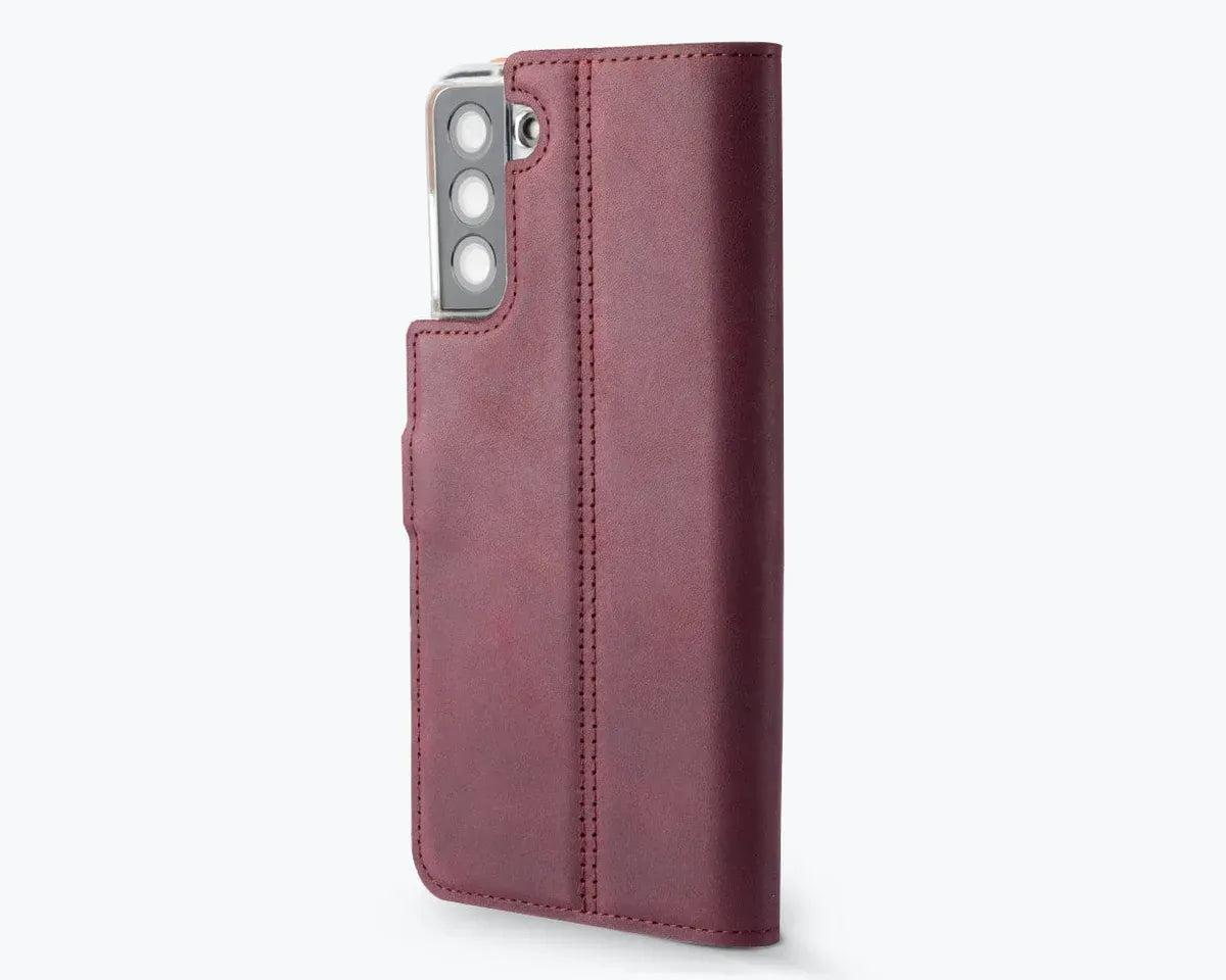 Snakehive UK Vintage Wallet Samsung Galaxy S21 Plus - Vintage Leather Wallet Phone Case Vintage Leather Wallet Case for Samsung Galaxy S21 Plus