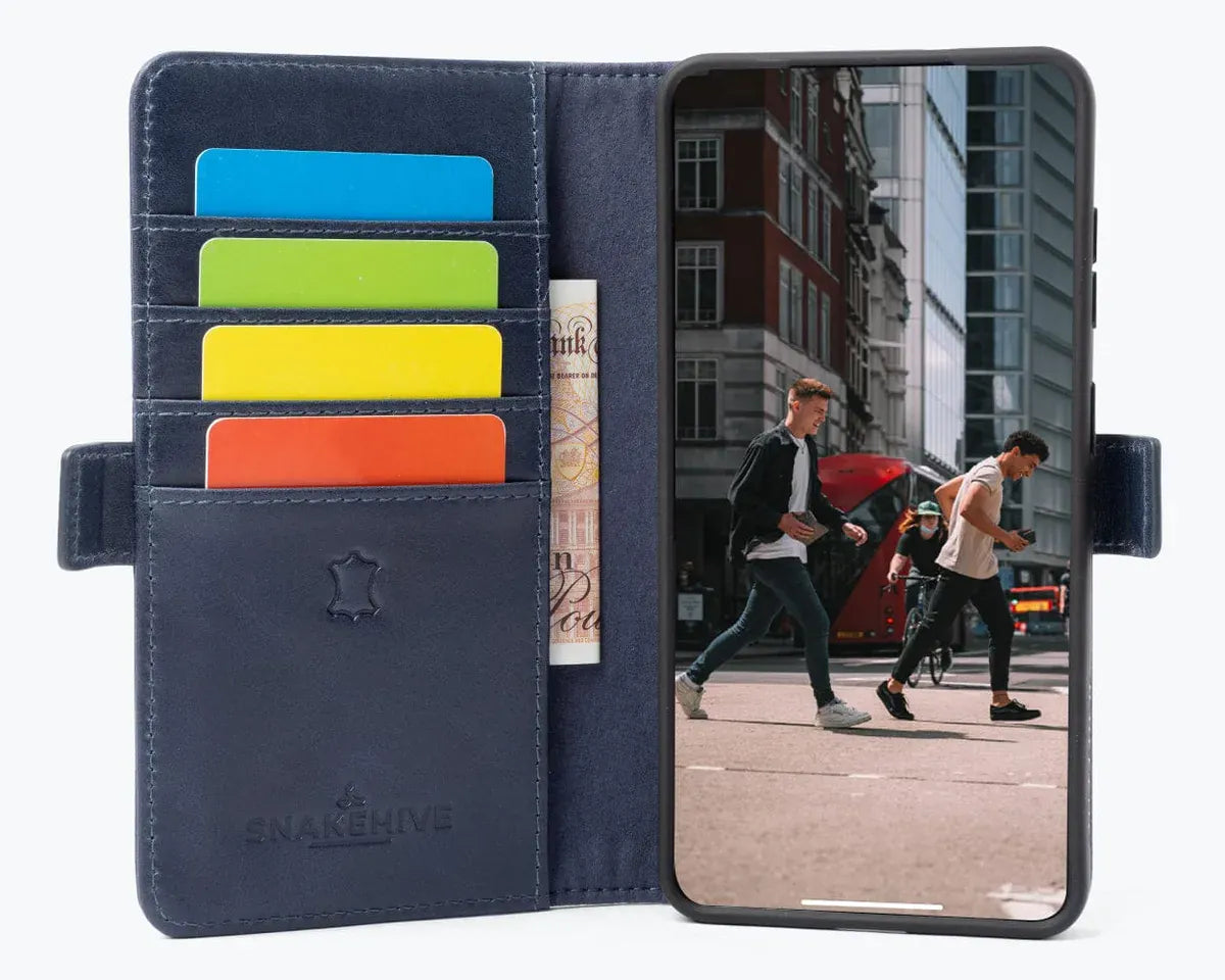 Snakehive Metro Wallet Samsung Galaxy S26 - Metro Leather Wallet Phone Case Metro Leather Wallet Case Samsung Galaxy S26 | Snakehive