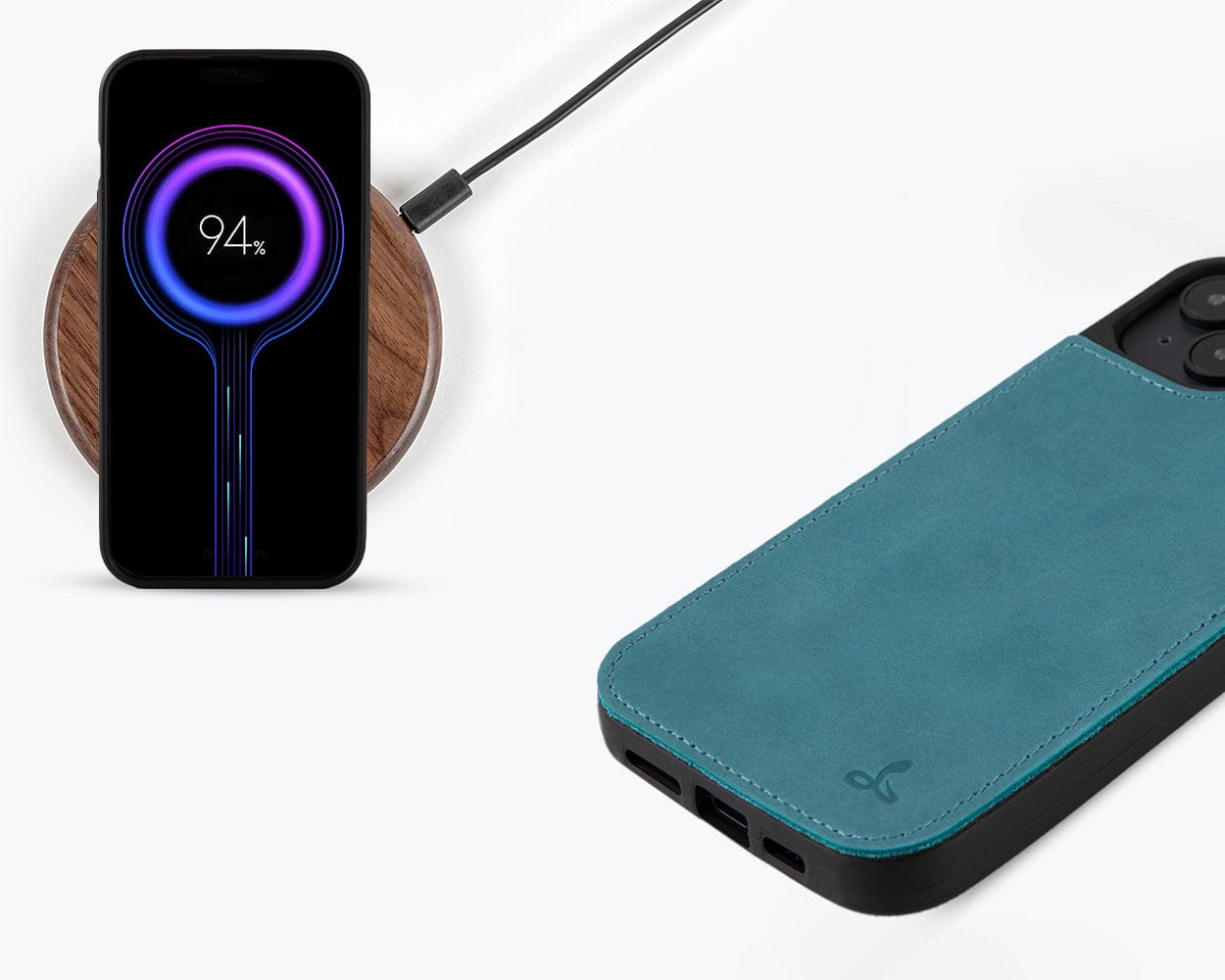 Vintage Leather Back Case Apple Iphone 15 Plus - Snakehive UK