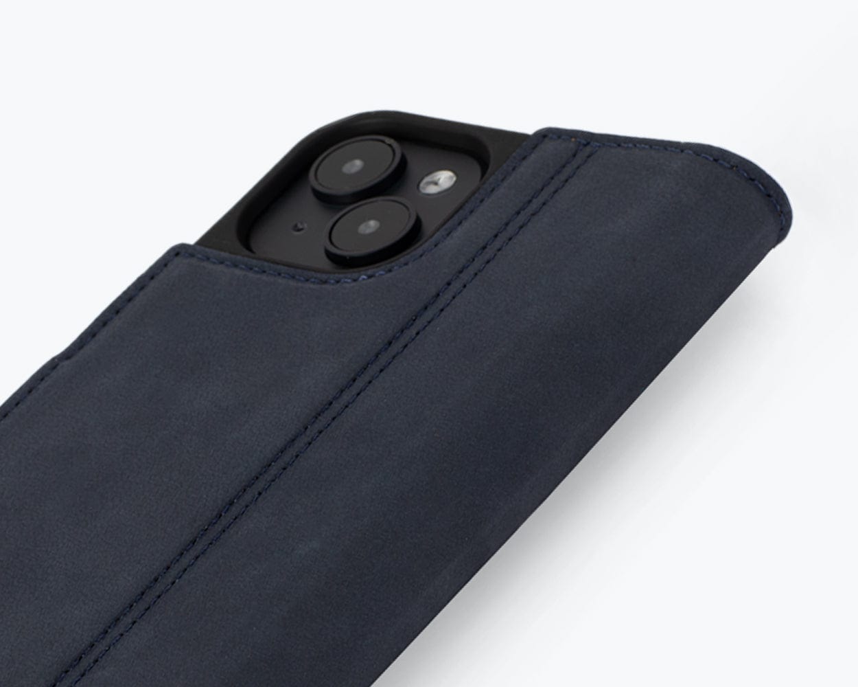 Apple Iphone 15 Plus Vintage Leather Wallet Slim Clasp - Snakehive UK