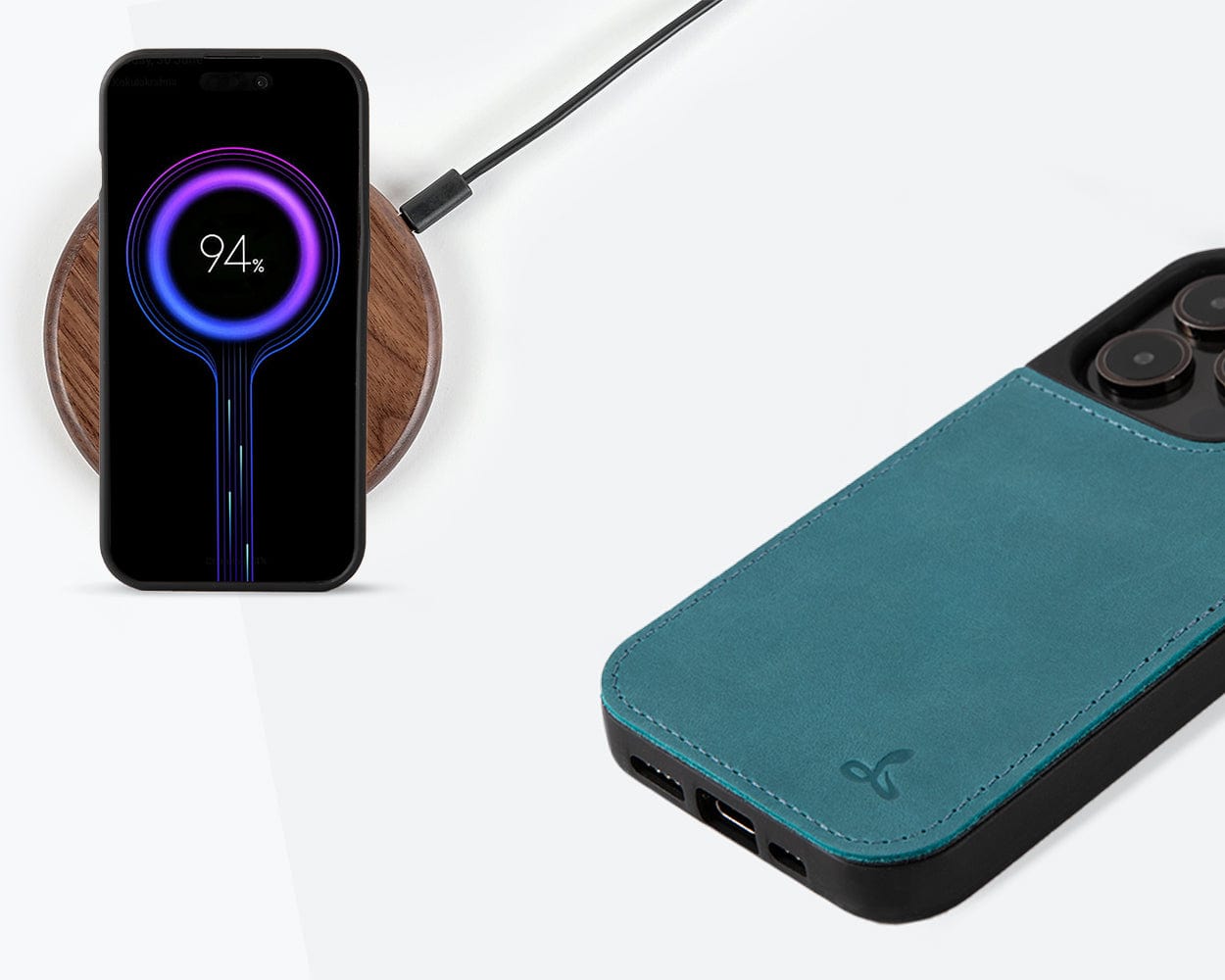 Vintage Leather Back Case Apple Iphone 15 Pro - Snakehive UK