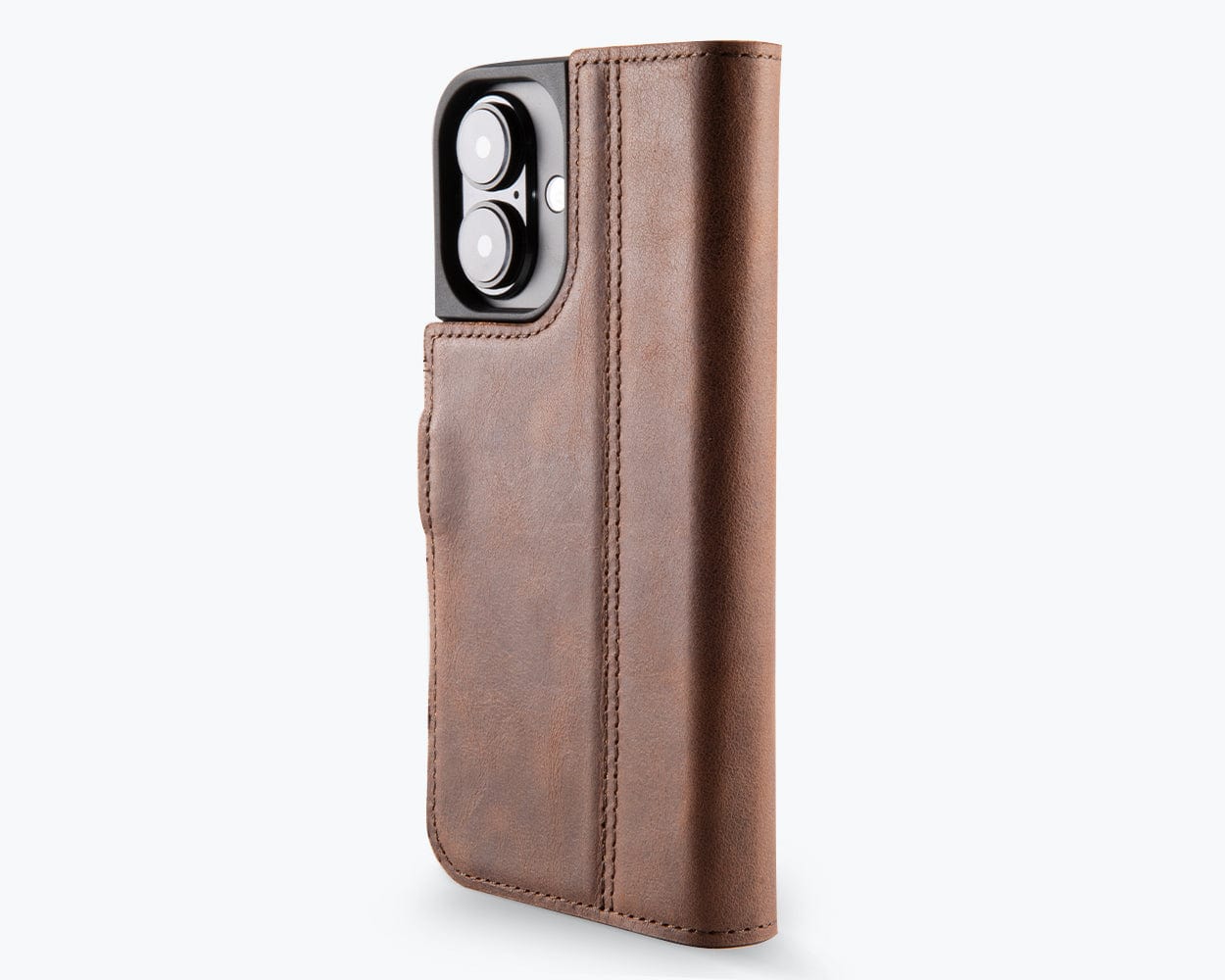 Apple Iphone 16 Vintage Leather Wallet - Snakehive UK