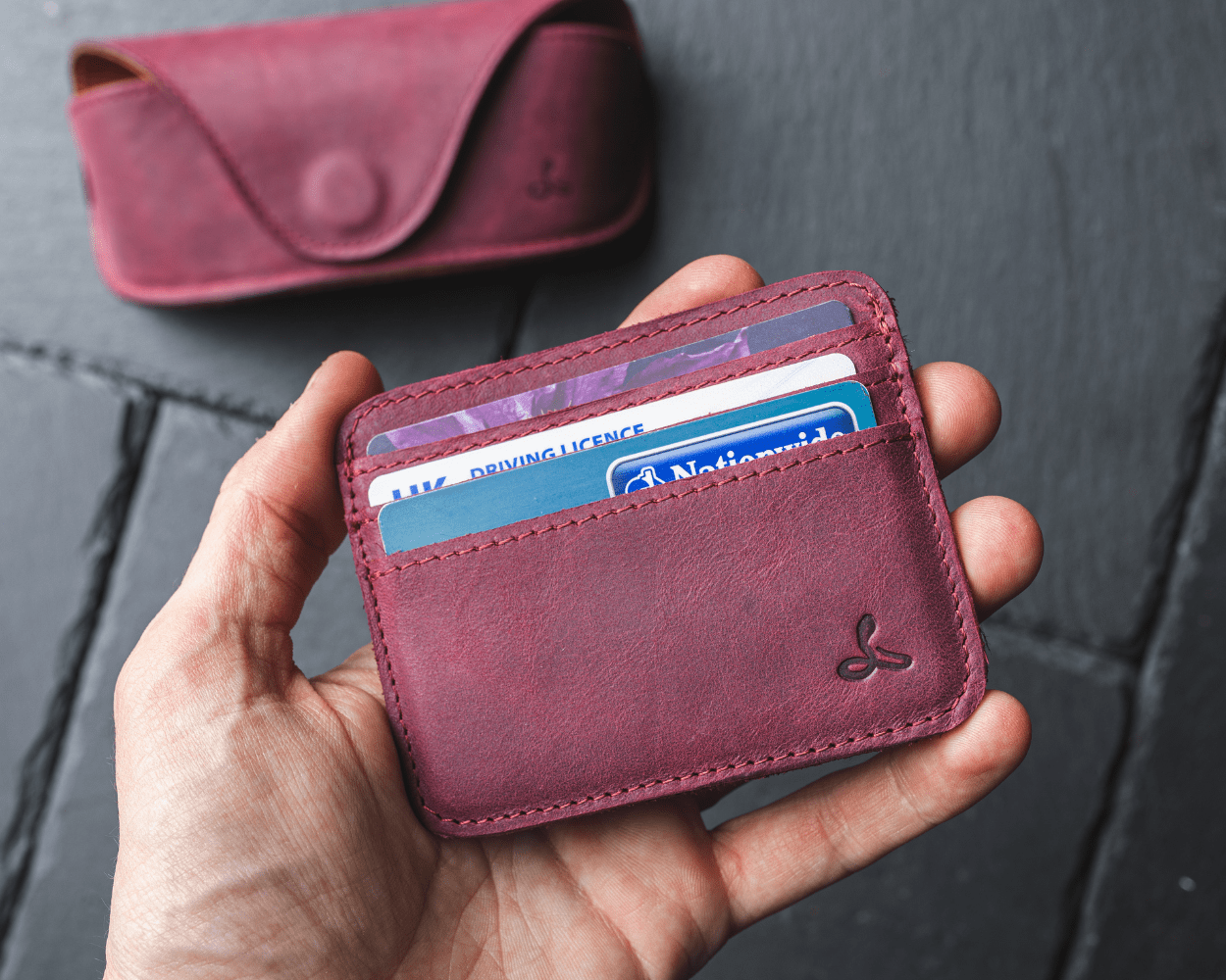 Vintage Leather Cardholder - Snakehive UK