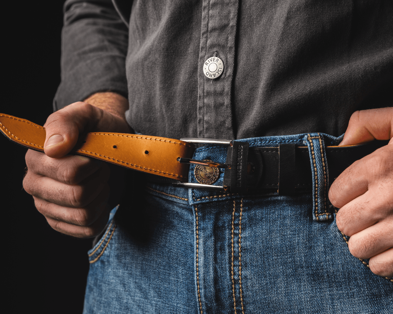 Vintage Leather Belt