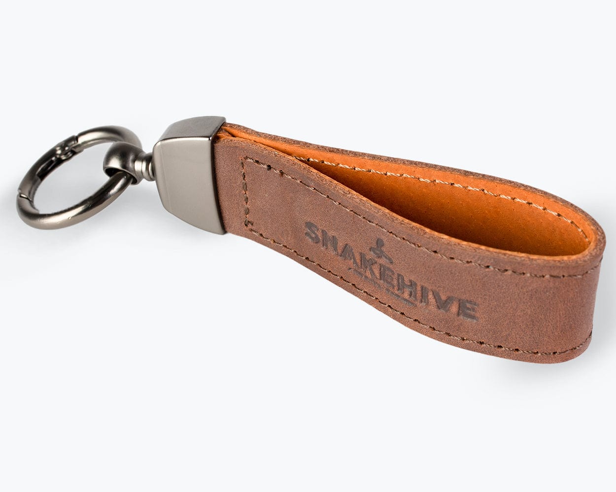 Vintage Leather Key Loop - Snakehive UK