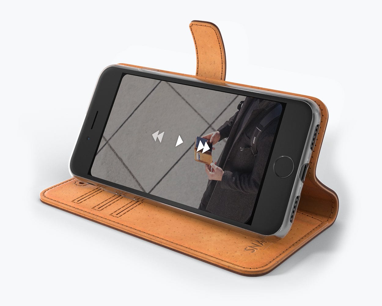 Vintage Two Tone Leather Wallet Apple Iphone 8 Ap - Snakehive UK