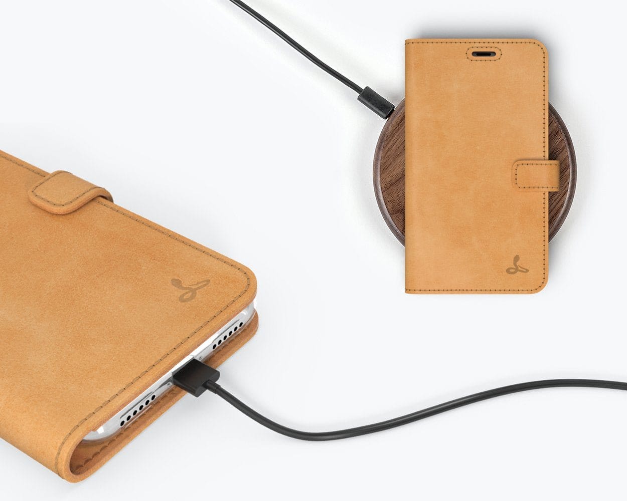 Apple iPhone XS Max - Vintage Leather Wallet (Almost Perfect) Honey Gold Apple iPhone XS Max - Snakehive UK