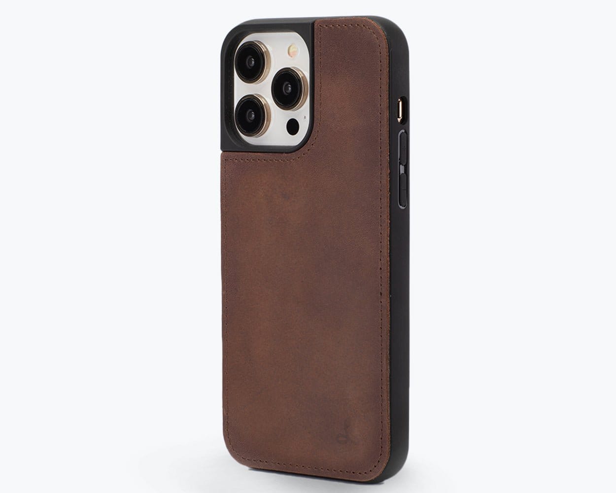 per iPhone 14 Pro Max Custodia Pelle PU Portafoglio Libro Flip Folio Antiurto Cover con Cavalletto/Slot per Carte Contanti Chiusura Magnetica Parla senza girare la copertina(Marrone