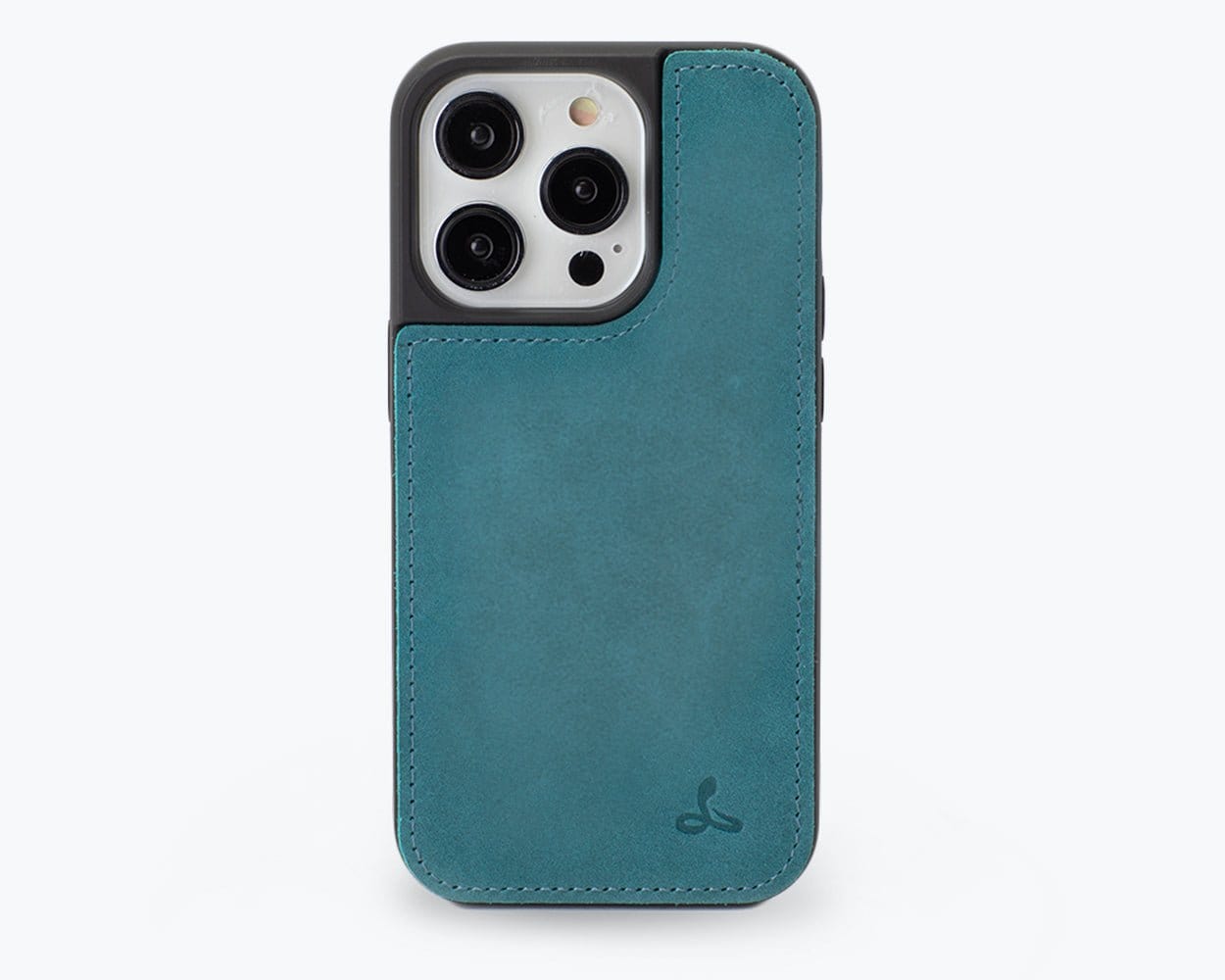 Vintage Leather Back Case - Apple iPhone 14 Pro Black Apple iPhone 14 Pro - Snakehive UK