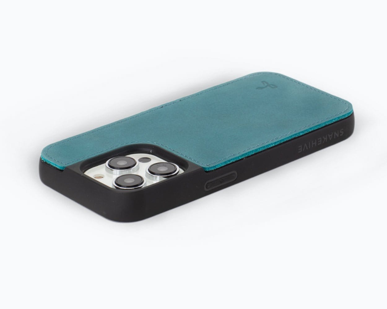 Vintage Leather Back Case - Apple iPhone 14 Pro Black Apple iPhone 14 Pro - Snakehive UK