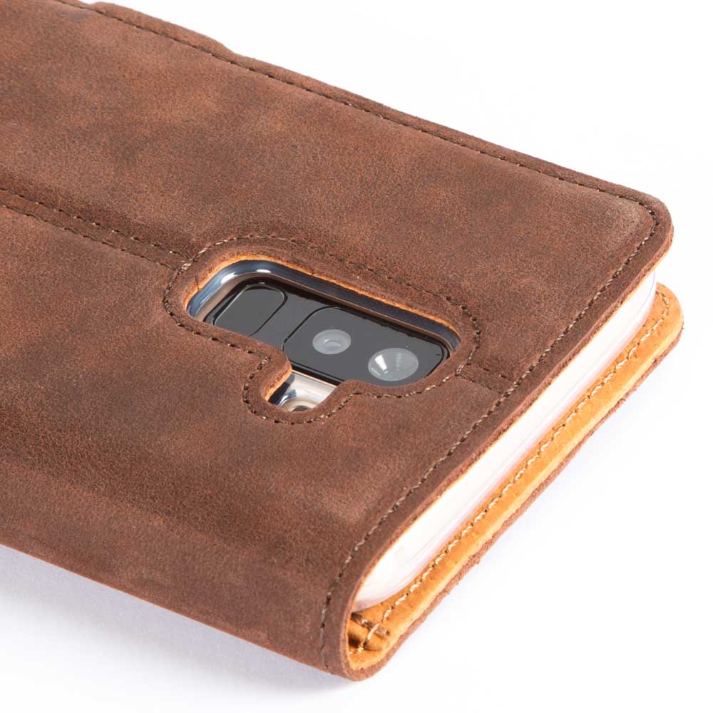 Vintage Leather Wallet - Samsung Galaxy A6 Plus (2018) Plum Samsung Galaxy A6 Plus (2018) - Snakehive UK