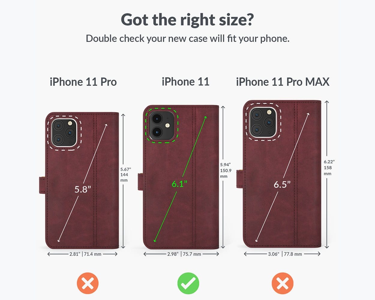 Apple iPhone 11 - Vintage Leather Wallet Grey Apple iPhone 11 - Snakehive UK