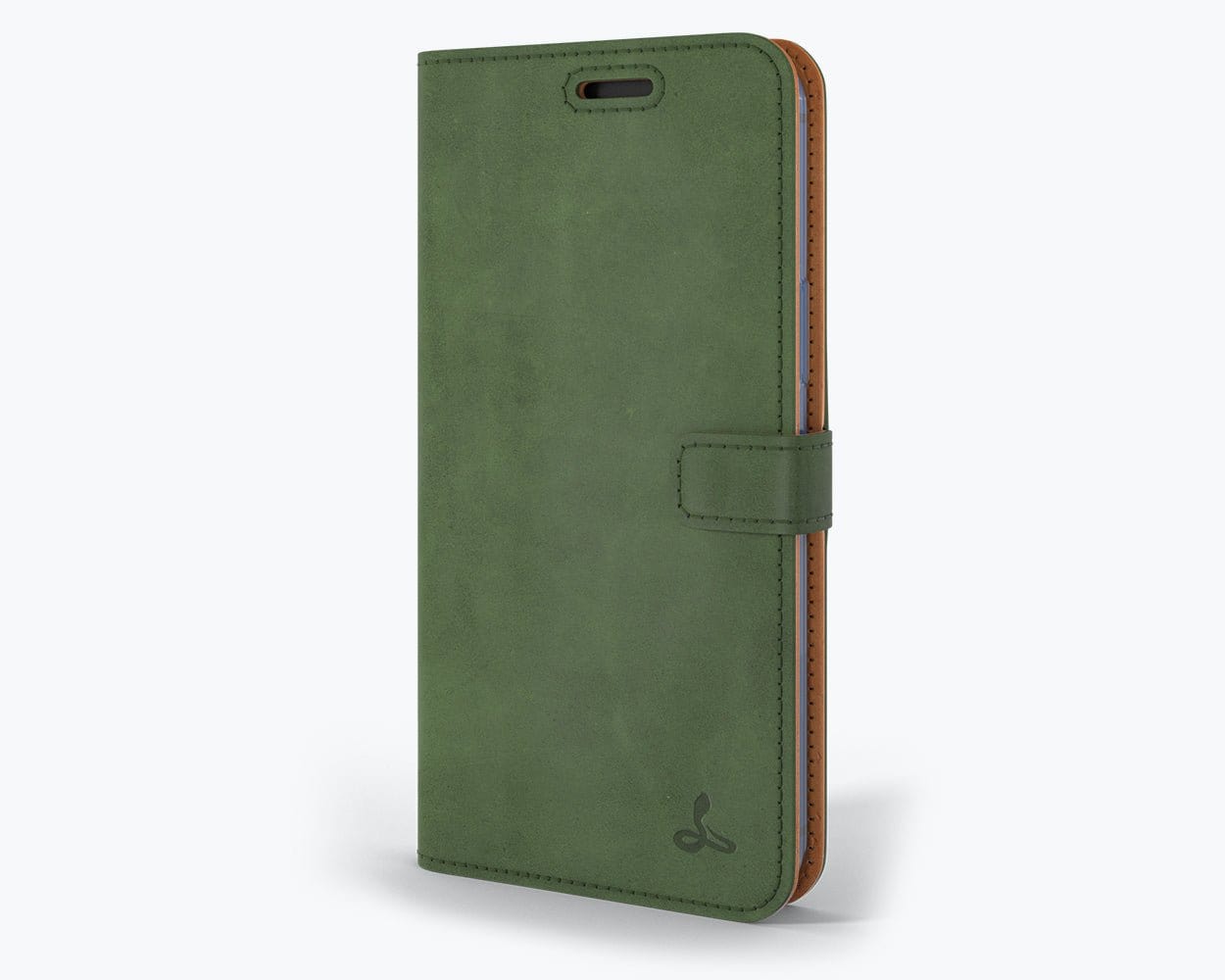 Apple iPhone 12 Pro - Vintage Leather Wallet Bottle Green Apple iPhone 12 Pro - Snakehive UK