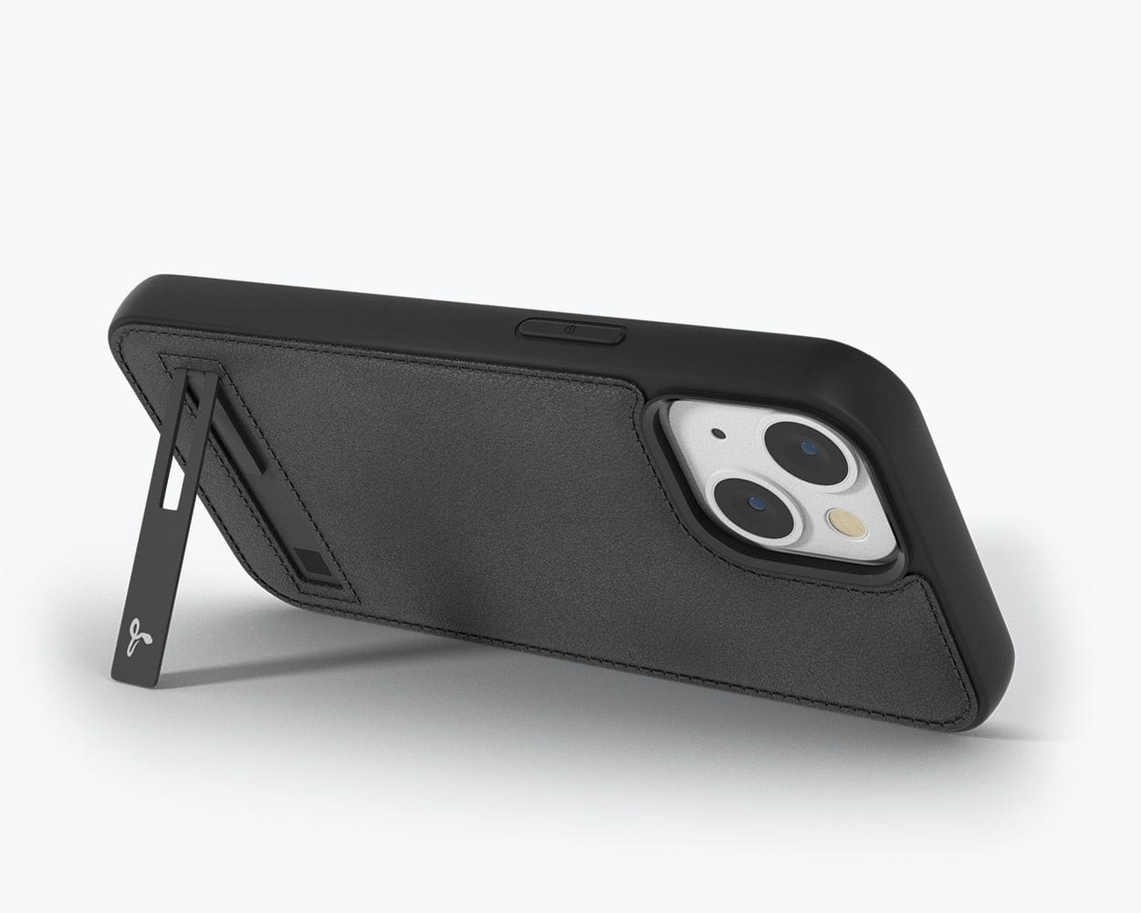 Apple iPhone 13 - Metro Leather Case Pebble Grey Apple iPhone 13 - Snakehive UK