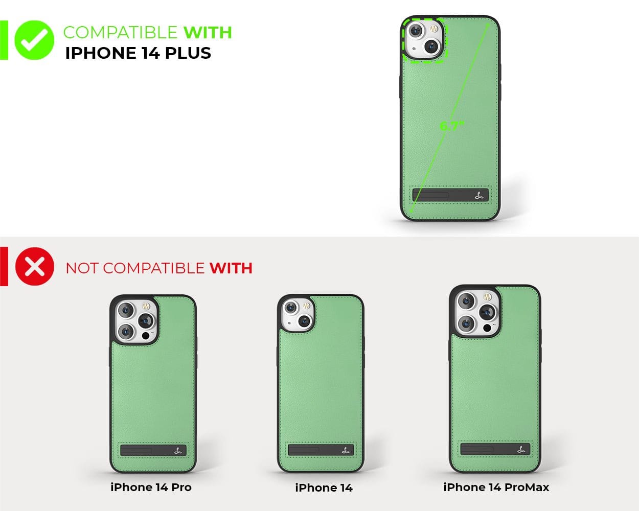 Metro Leather Case - Apple iPhone 14 Plus Poppy Red Apple iPhone 14 Plus - Snakehive UK