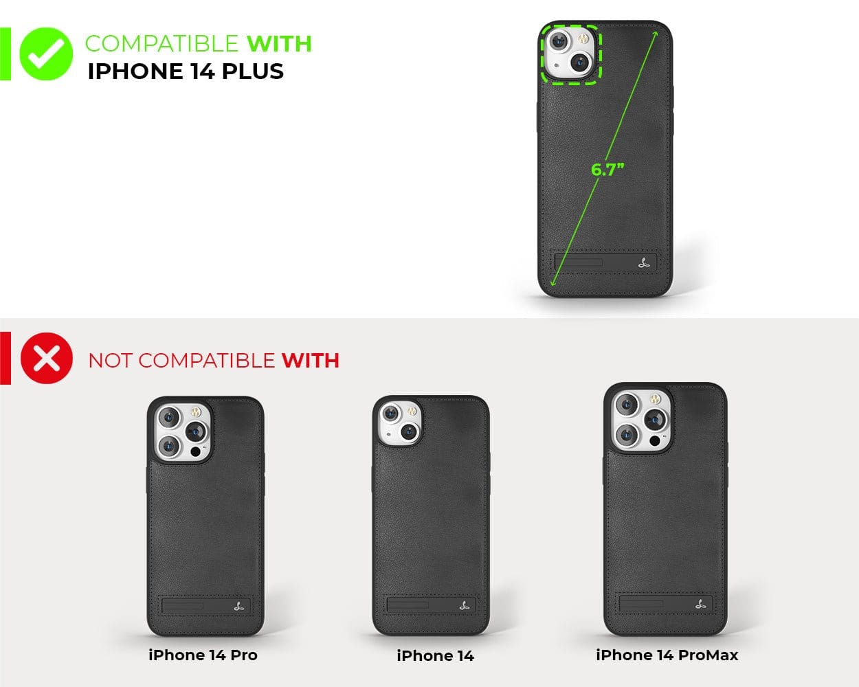 Metro Leather Case - Apple iPhone 14 Plus Poppy Red Apple iPhone 14 Plus - Snakehive UK