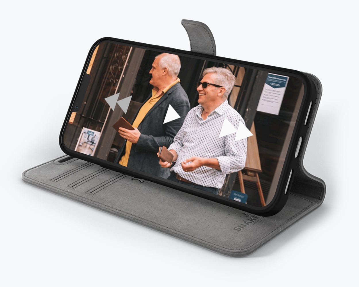 Apple iPhone 14 Plus - Vintage Leather Wallet Red - Limited Edition Apple iPhone 14 Plus - Snakehive UK