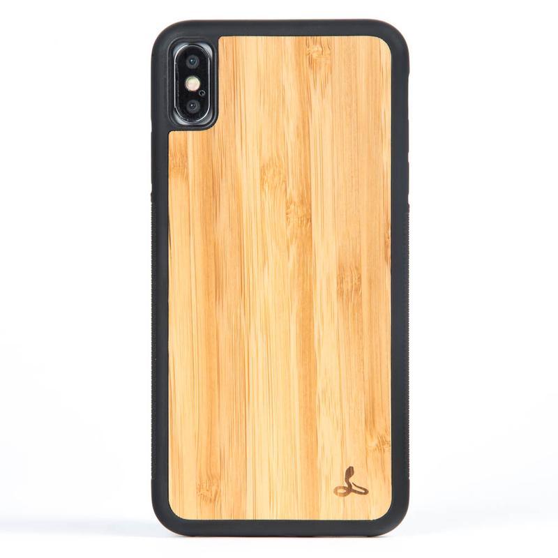 Wilderness Wood Back Bumper Case - Apple iPhone X/XS Walnut Apple iPhone X/XS - Snakehive UK