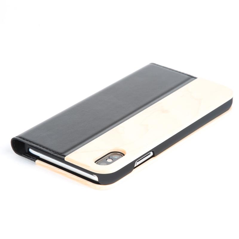 Wilderness Wood Wallet - Apple iPhone XS Max Bamboo Apple iPhone XS Max - Snakehive UK