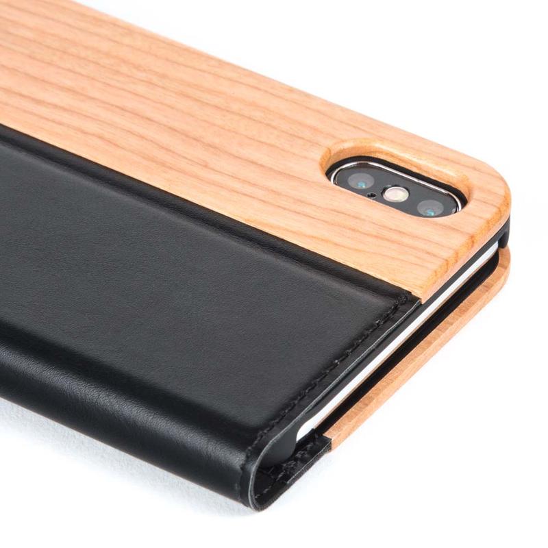 Wilderness Wood Wallet - Apple iPhone XS Max Bamboo Apple iPhone XS Max - Snakehive UK