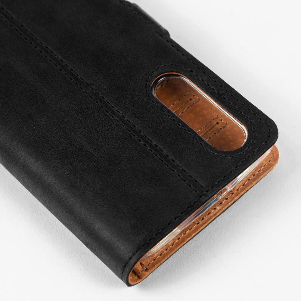 Vintage Leather Wallet - Huawei P30 Moss Green Huawei P30 - Snakehive UK