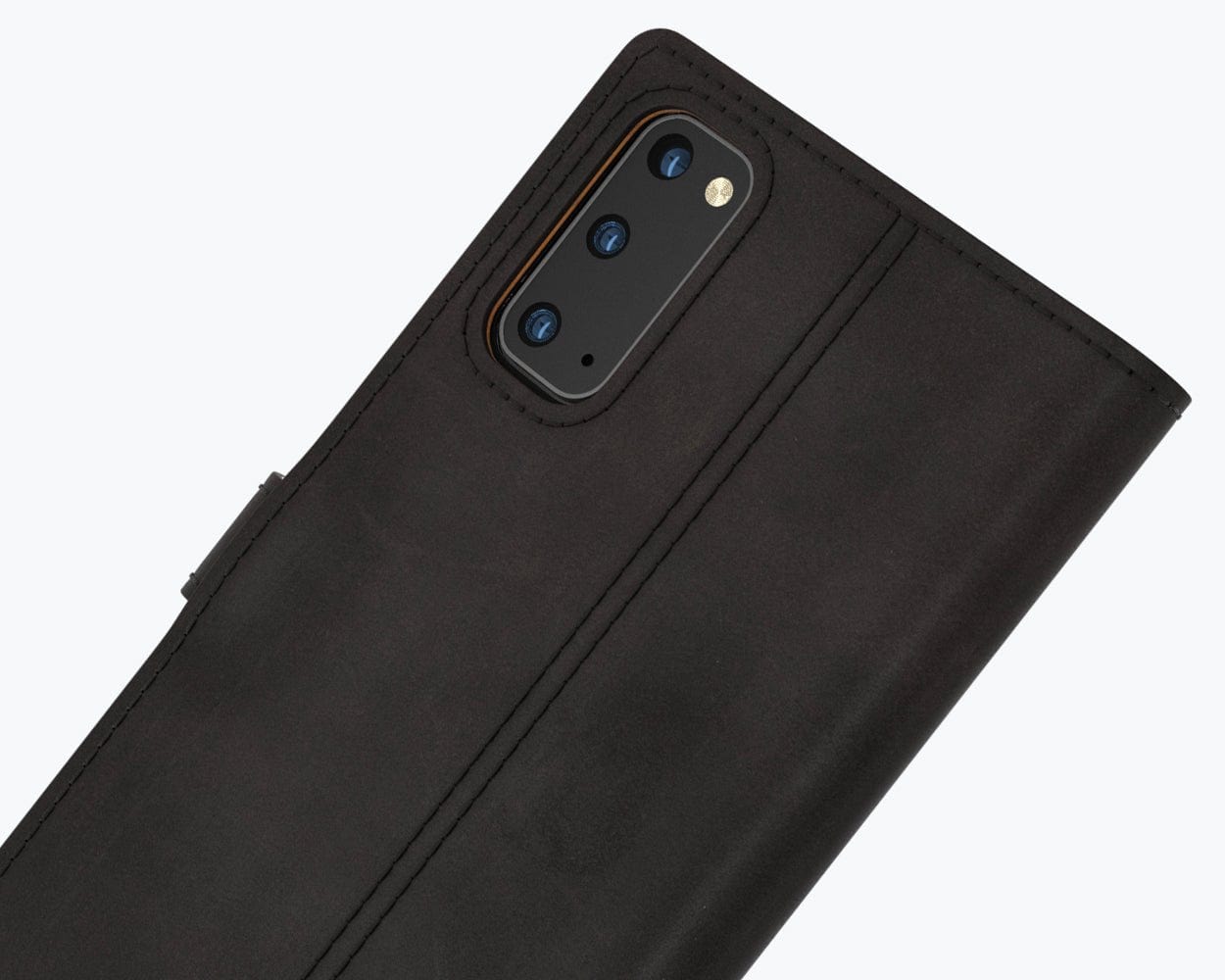 Samsung Galaxy S20 FE - Vintage Leather Wallet Grey Samsung Galaxy S20 FE - Snakehive UK