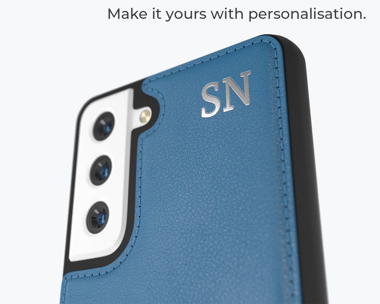 Samsung Galaxy S21 FE - Metro Leather Case Pebble Grey Samsung Galaxy S21FE - Snakehive UK