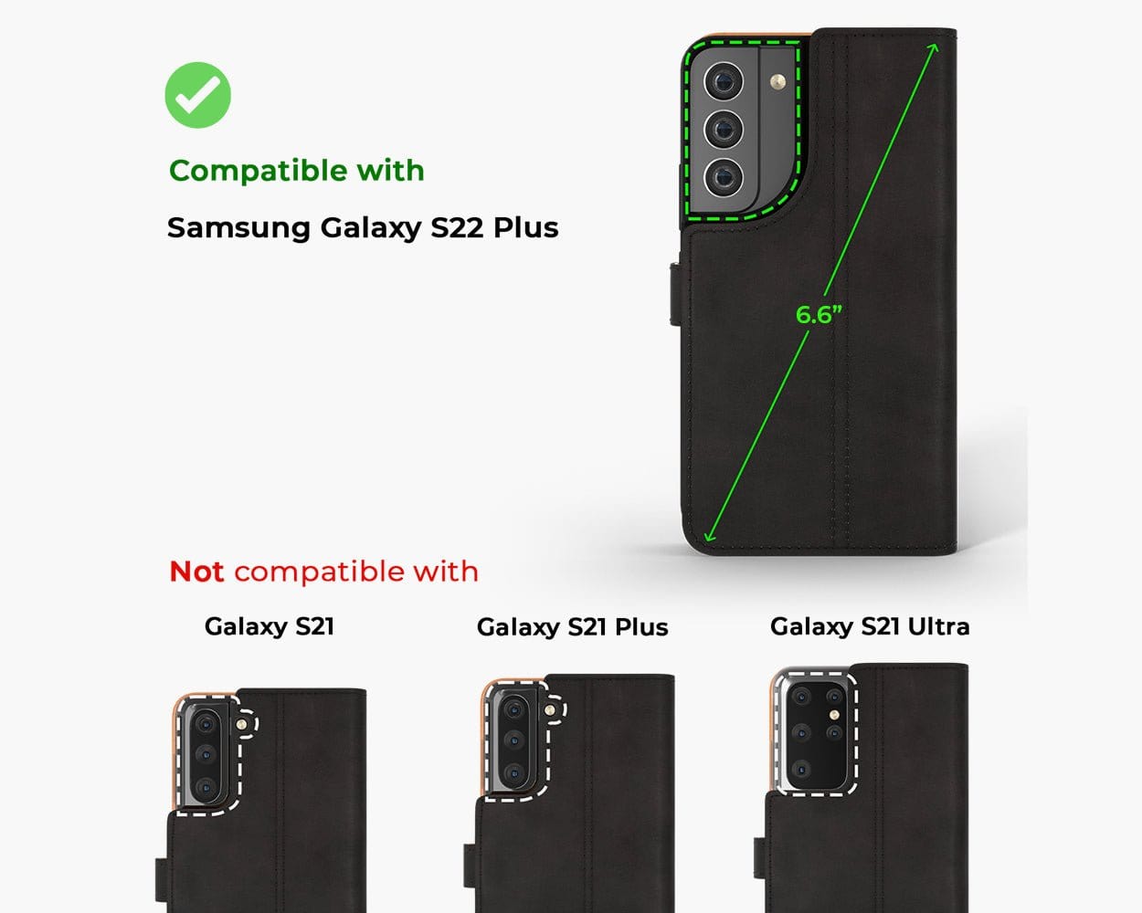 Samsung Galaxy S22 Plus - Vintage Leather Wallet Teal Samsung Galaxy S22 Plus - Snakehive UK