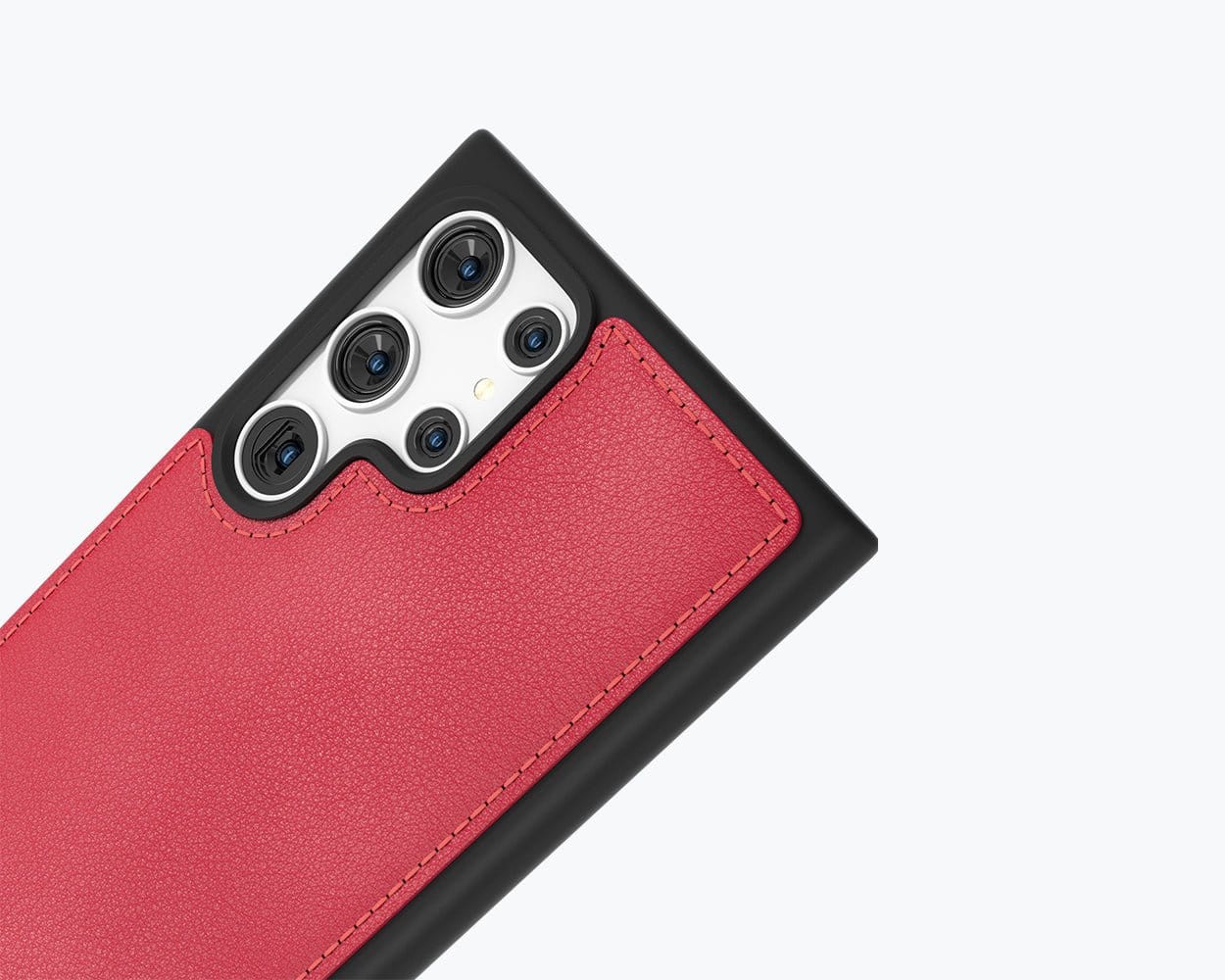 Samsung Galaxy S22 Ultra - Metro Leather Case Pebble Grey Samsung Galaxy S22 Ultra - Snakehive UK