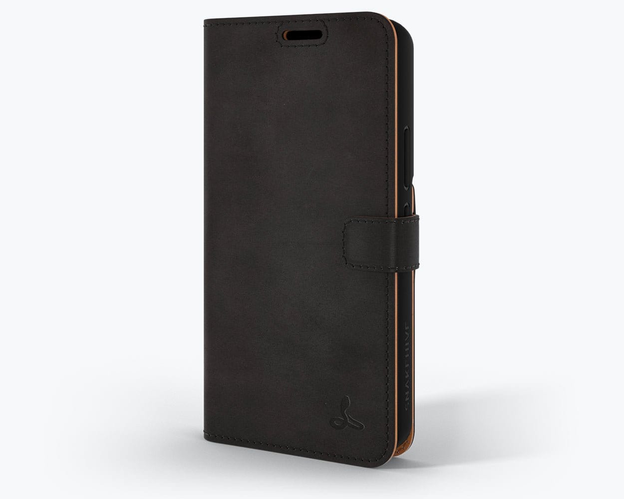 Samsung Galaxy S22 - Vintage Leather Wallet (Almost Perfect) Black Samsung Galaxy S22 - Snakehive UK