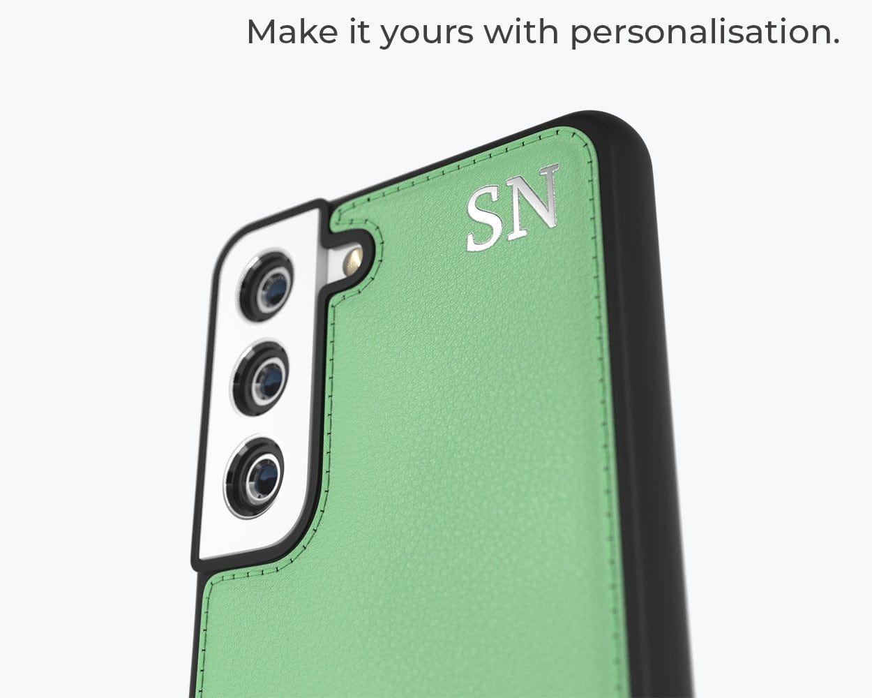 Samsung Galaxy S23 Plus - Metro Leather Case Pebble Grey Samsung Galaxy S23 Plus - Snakehive UK