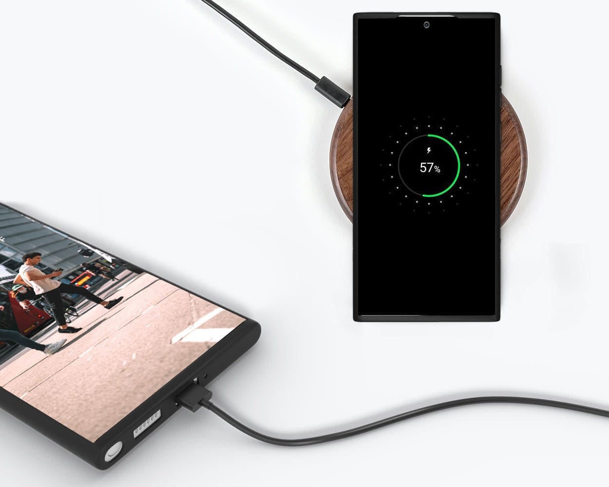 Samsung Galaxy S23 Ultra - Metro Leather Case Pebble Grey Samsung Galaxy S23 Ultra - Snakehive UK