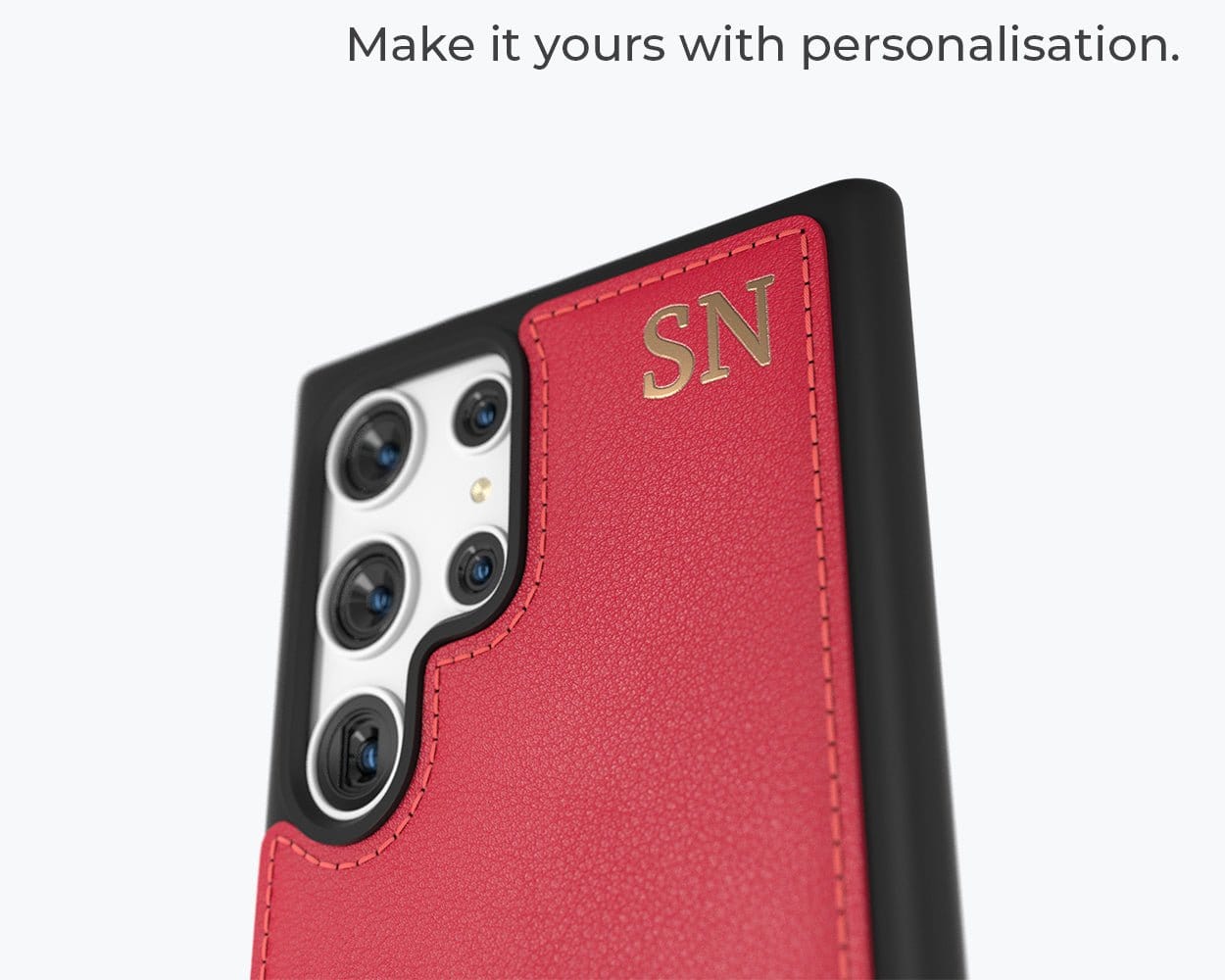 Samsung Galaxy S23 Ultra - Metro Leather Case Pebble Grey Samsung Galaxy S23 Ultra - Snakehive UK