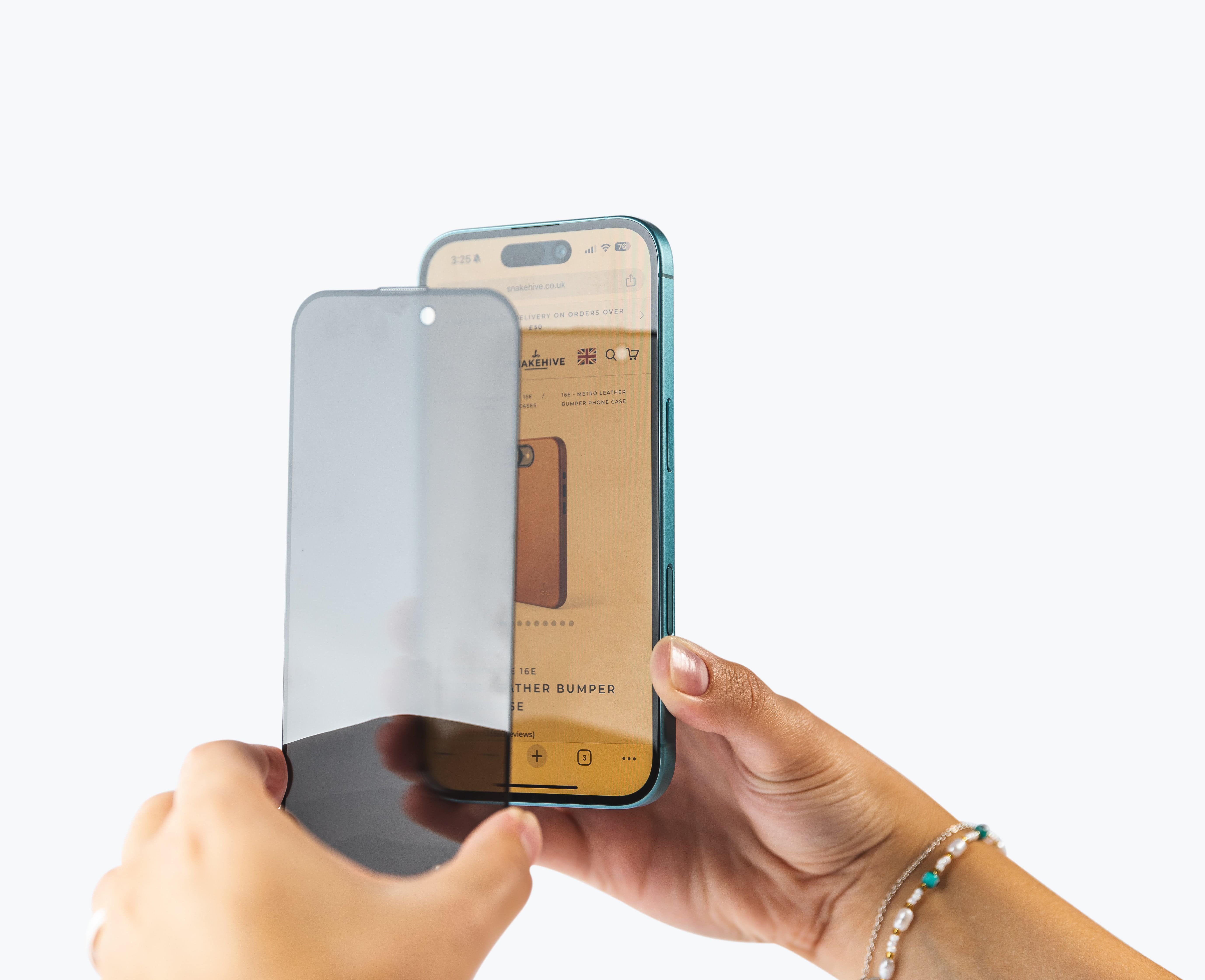 Apple iPhone 17 Pro - Privacy Glass Screen Protector (x2)