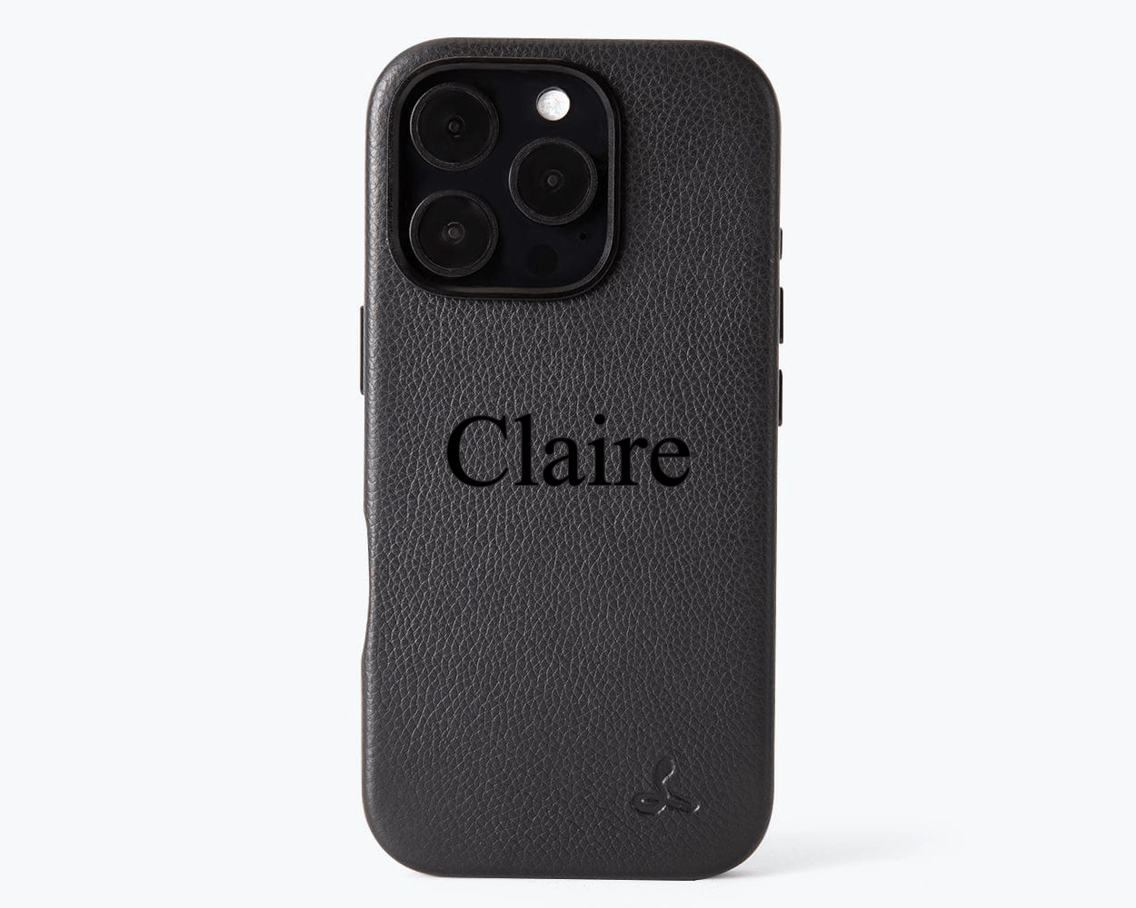 Personalised Slim Leather iPhone Case