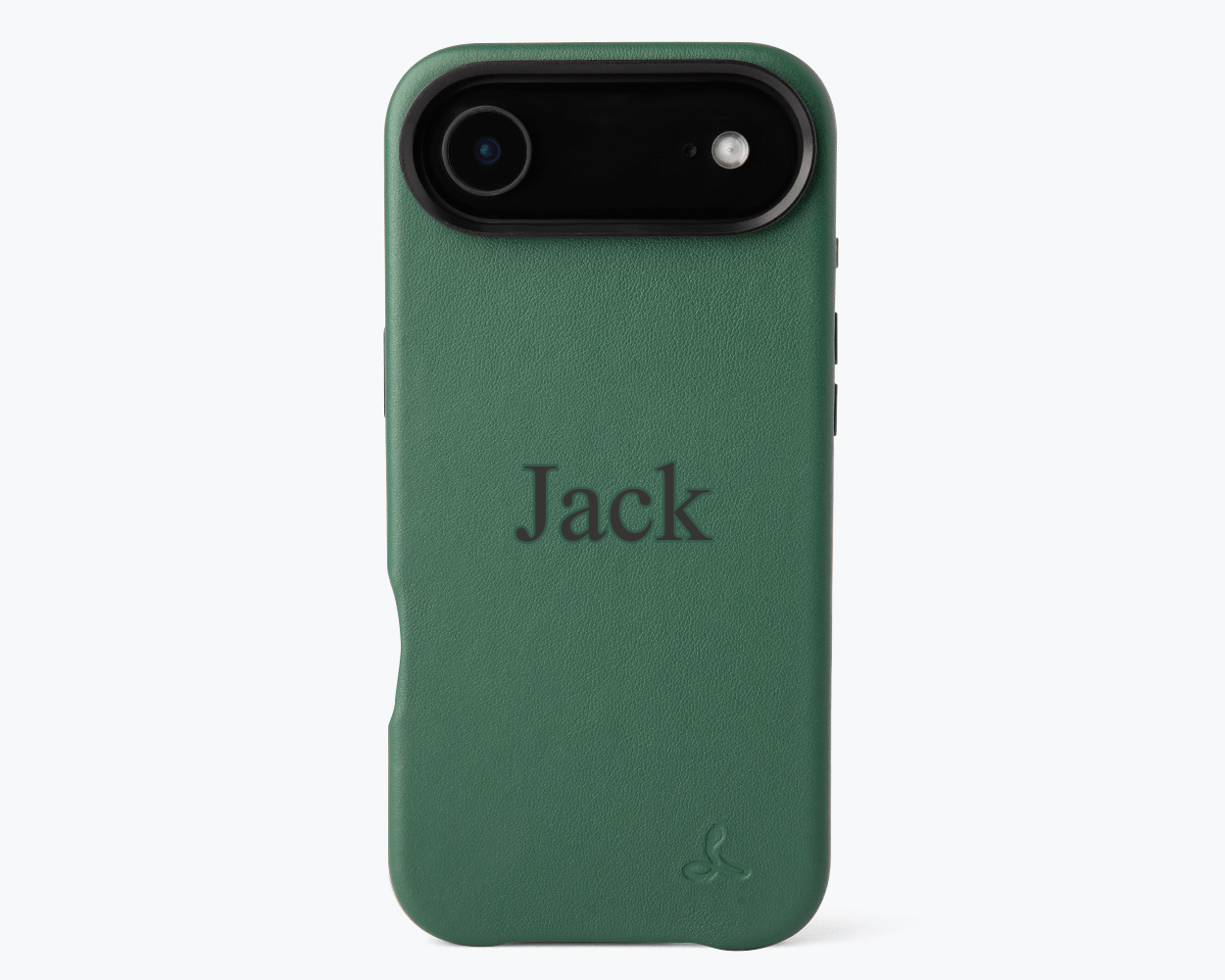 Personalised Slim Leather iPhone Case