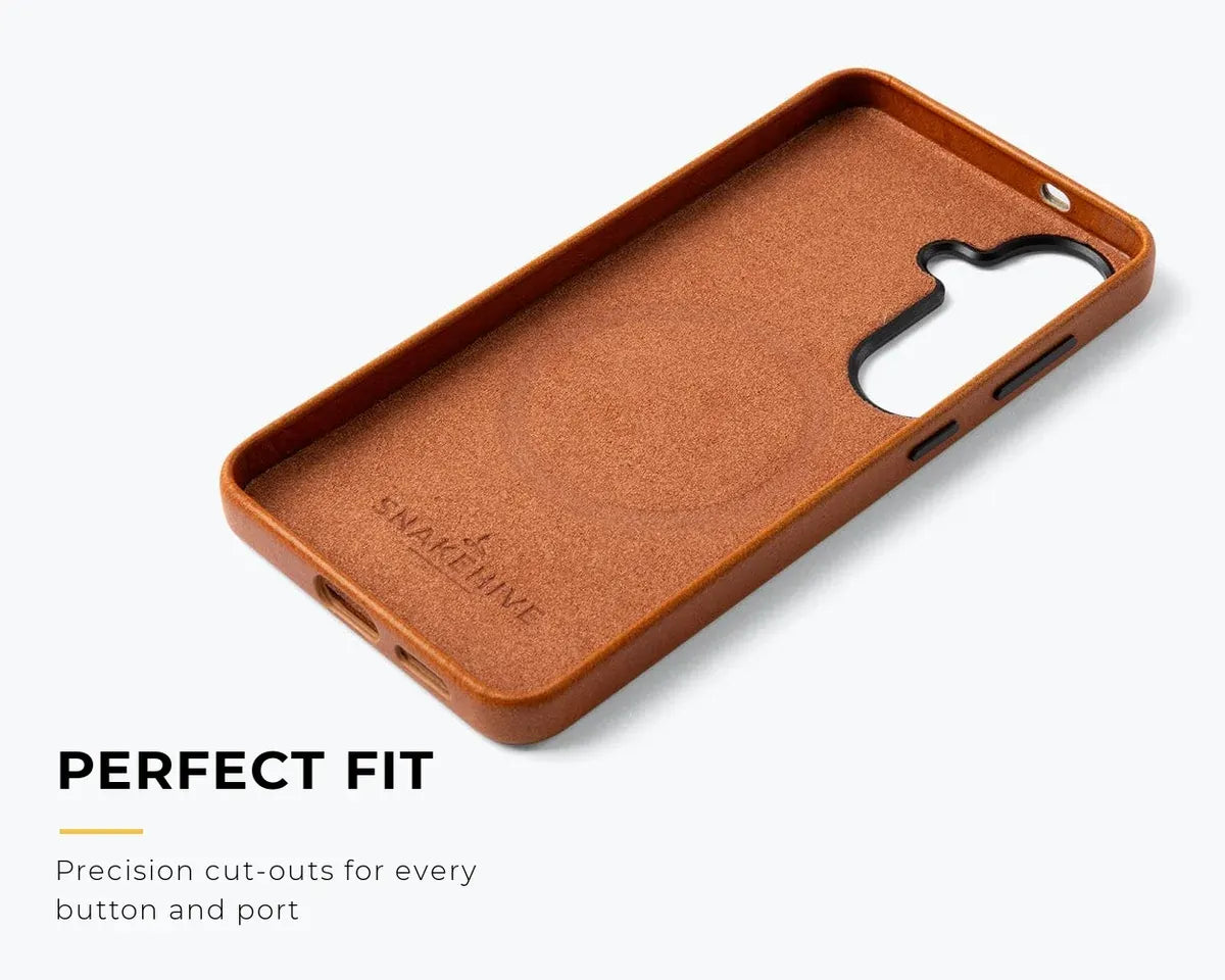 Snakehive Metro Bumper Case Samsung Galaxy S26 FE - Metro Slim Leather Phone Case Metro Slim Leather Phone Case for Samsung Galaxy S26 FE