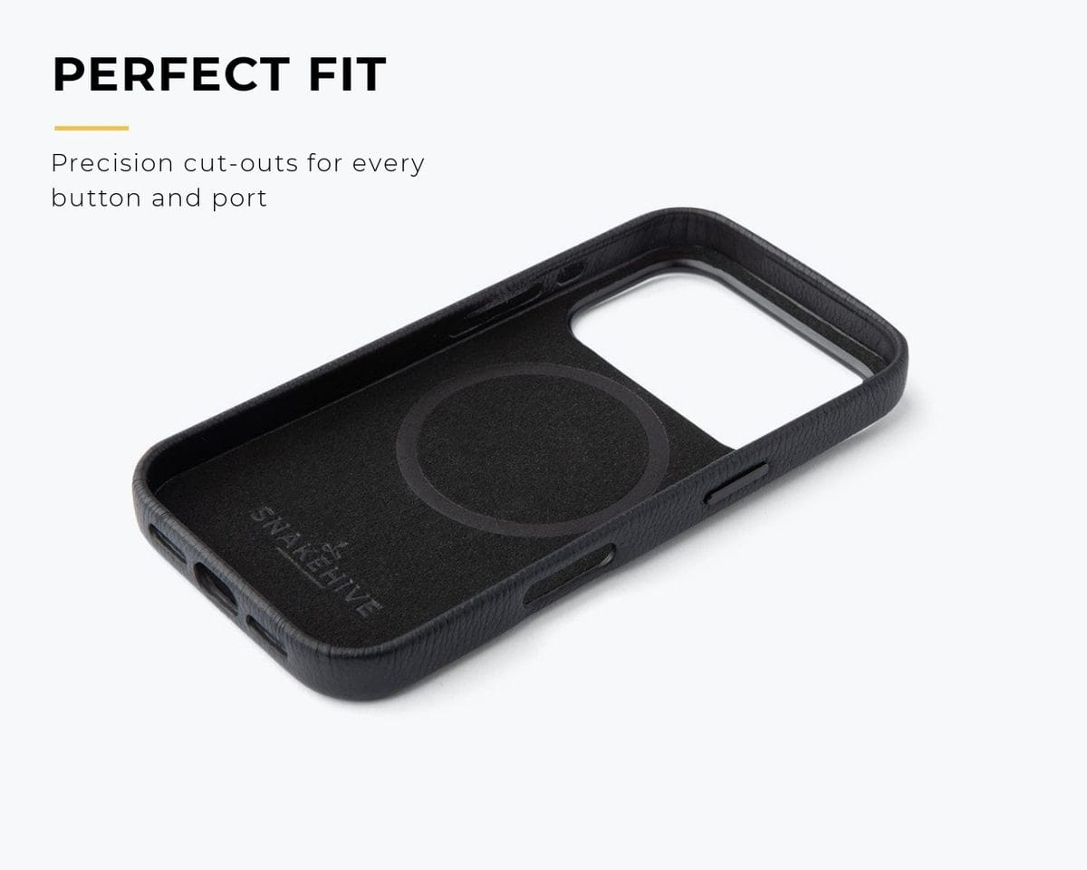 Snakehive Metro Bumper Case Apple iPhone 17 Pro  - Metro Slim Leather Phone Case Metro Slim Leather Phone Case for Apple iPhone 17 Pro
