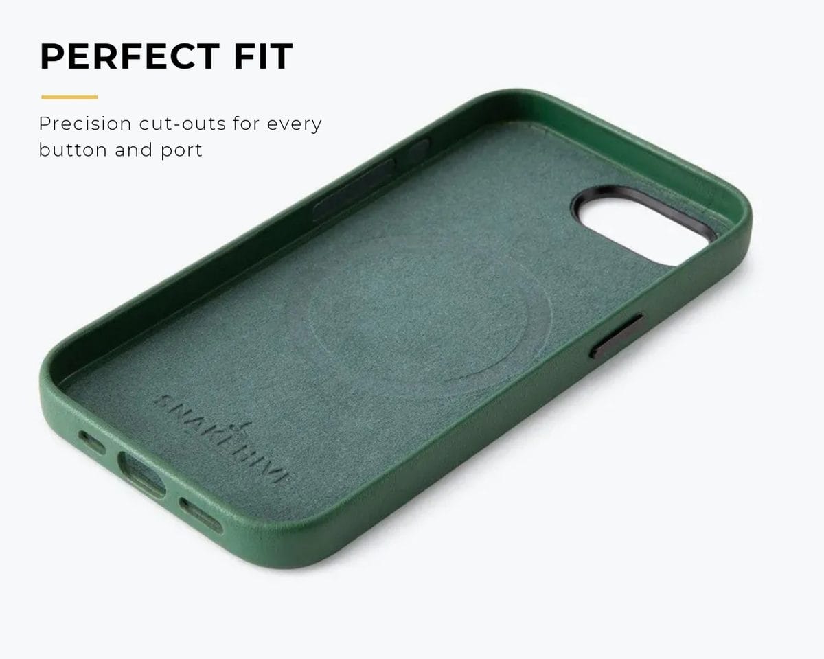 Snakehive Metro Bumper Case Apple iPhone 17e / 16e - Metro Slim Leather Phone Case Metro Slim Leather Phone Case for Apple iPhone 17e / 16e